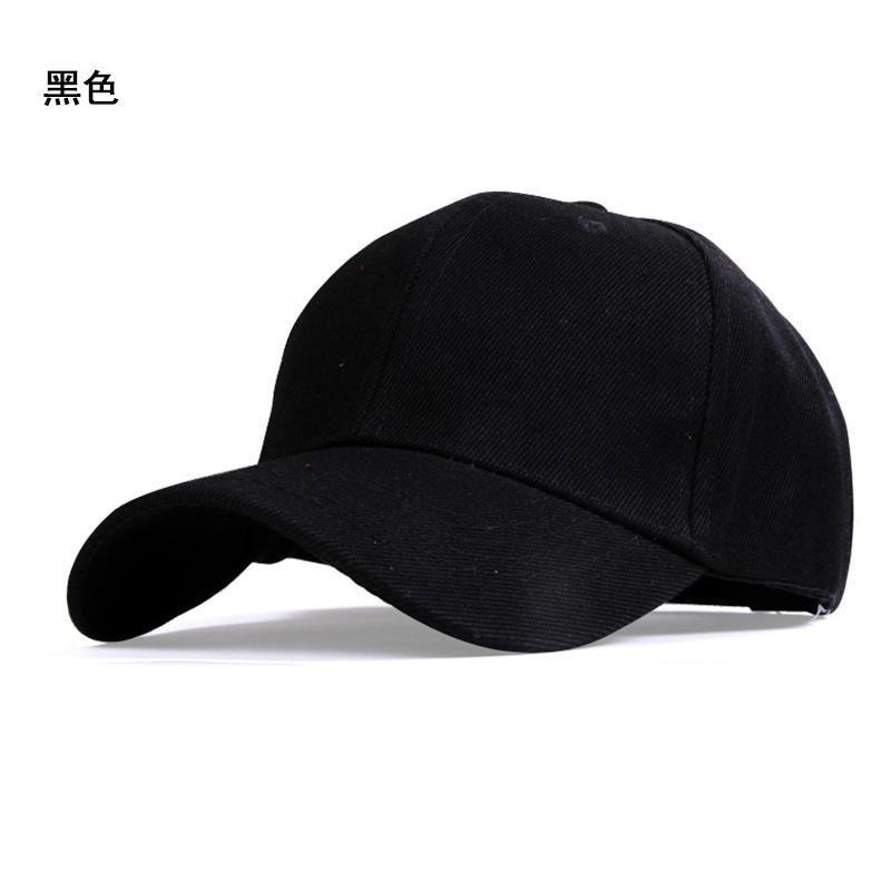 KM23004加厚斜纹纯色6片优质棒球帽