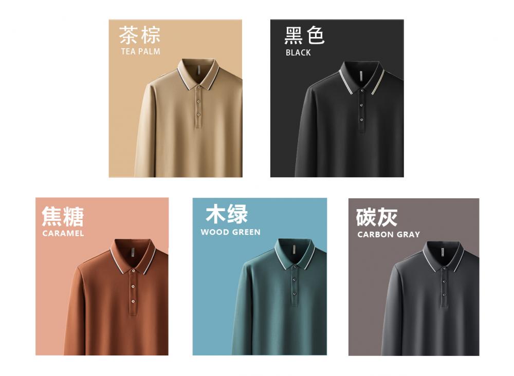50支棉涤珠地拉架2101 Polo衫 细节展示 启虎