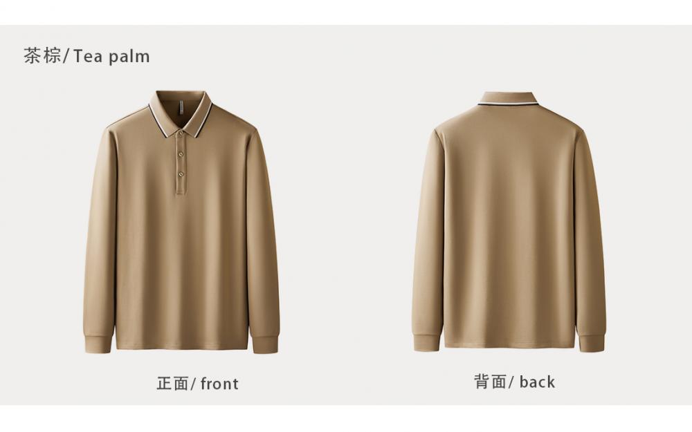 50支棉涤珠地拉架2101 Polo衫 细节展示 启虎