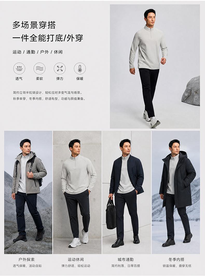 莫棉羊毛楼梯绒1100 Polo衫 细节展示 启虎
