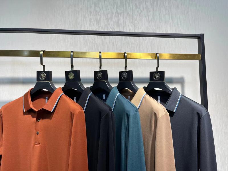 50支棉涤珠地拉架2103 长袖 Polo 衫定制 细节展示 第2张