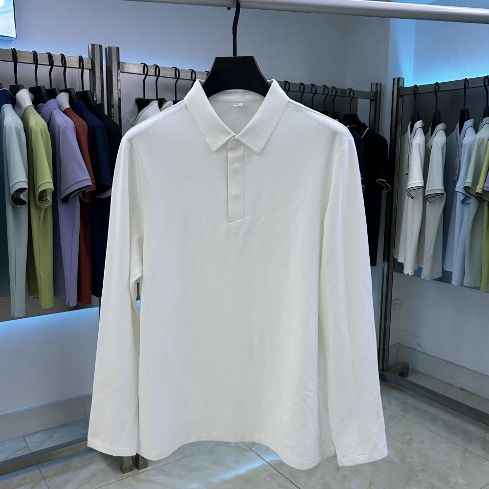 莫棉羊毛楼梯绒1101 Polo衫 细节展示 启虎
