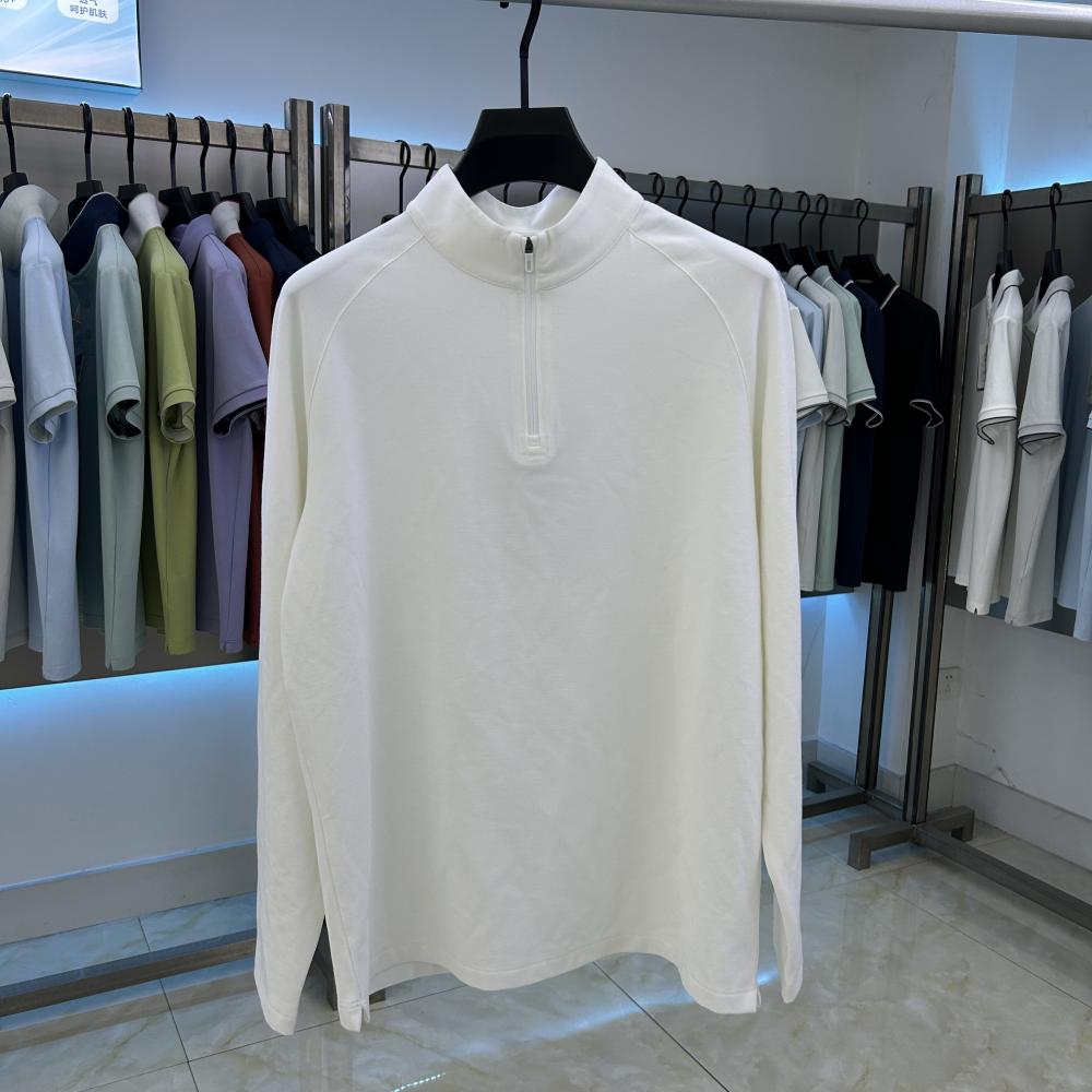 莫棉羊毛楼梯绒1100 Polo衫 细节展示 启虎