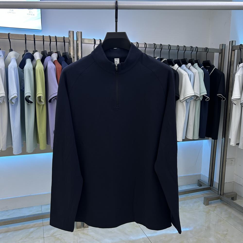 莫棉羊毛楼梯绒1100 Polo衫 细节展示 启虎