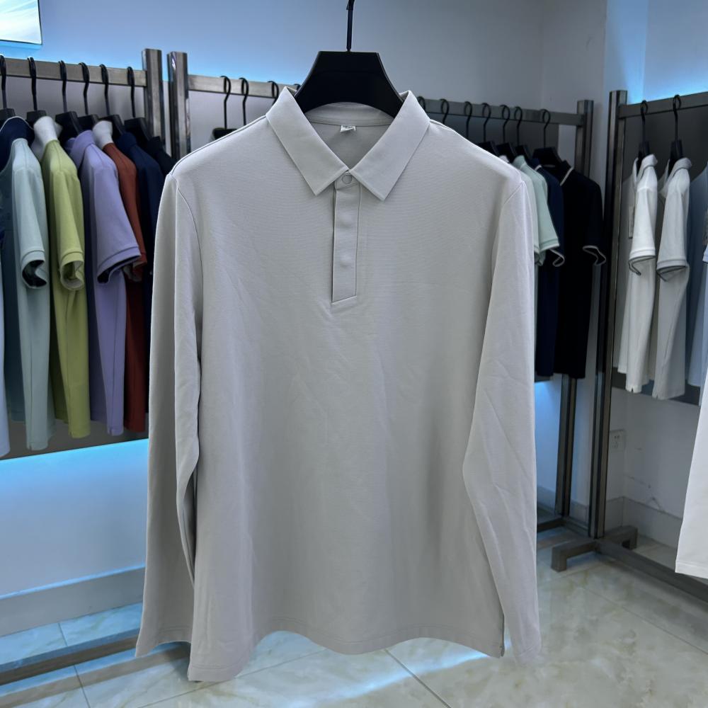 莫棉羊毛楼梯绒1101 Polo衫 细节展示 启虎