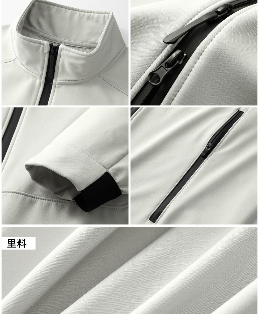 SYK-B6502#加绒立拉 软壳衣 冲锋衣 细节展示 启虎