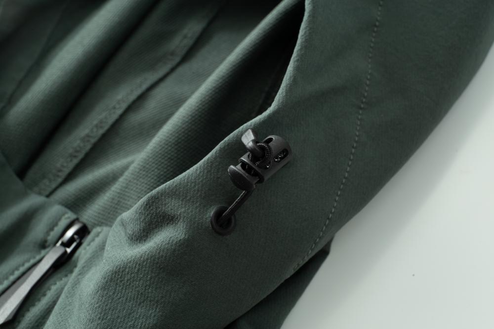 SYK-T2630#250克/户外连帽软壳衣(拼接款) 冲锋衣 细节展示 启虎