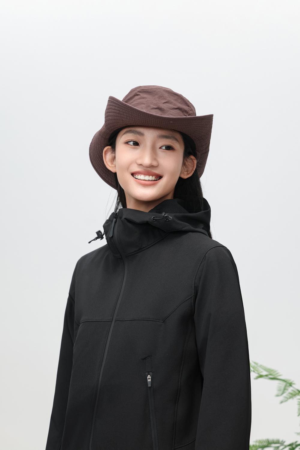 SYK-T2630#250克/户外连帽软壳衣(拼接款) 冲锋衣 细节展示 启虎