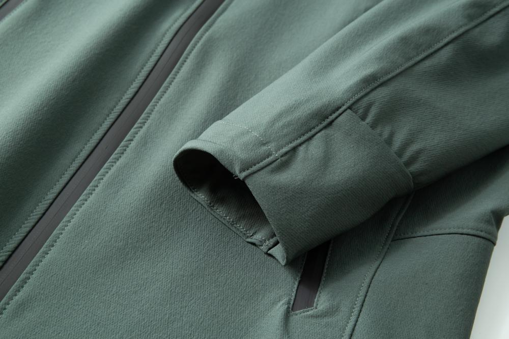 SYK-T2630#250克/户外连帽软壳衣(拼接款) 冲锋衣 细节展示 启虎