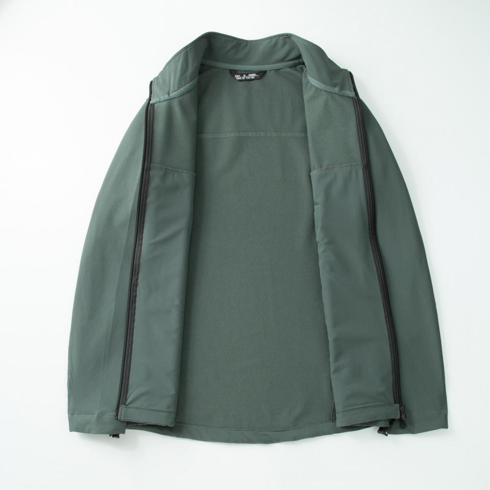 SYK-T2629#250克/户外立领软壳衣(拼接款) 冲锋衣 细节展示 启虎