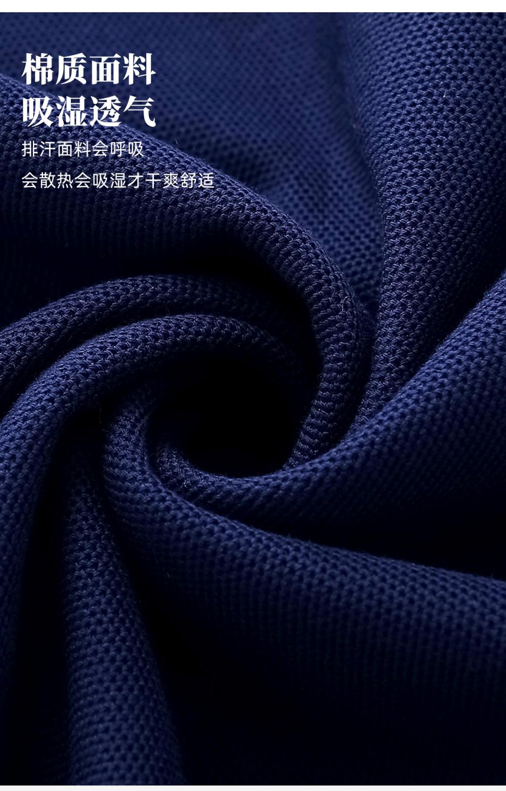 261 海岛棉珠花(220克32S) Polo衫 细节展示 启虎