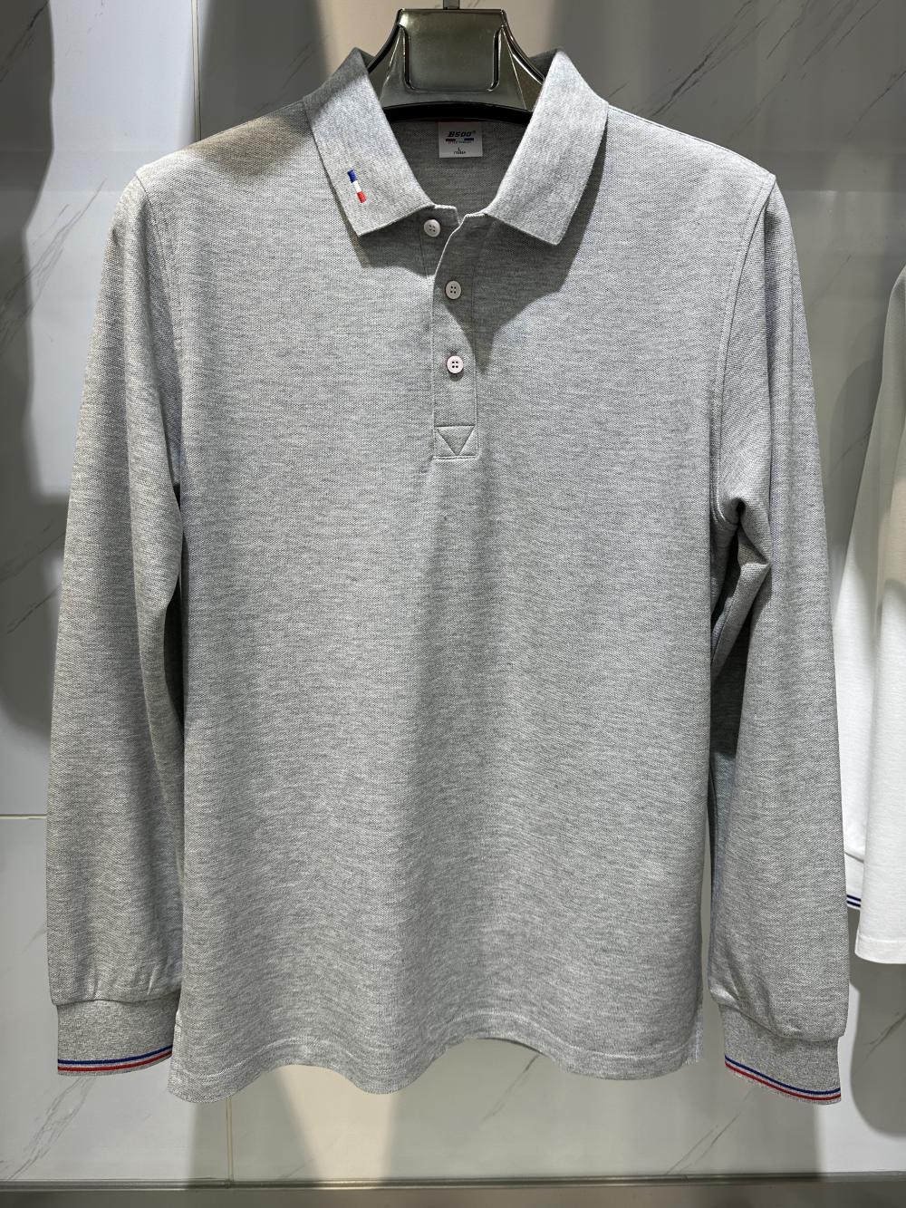 261 海岛棉珠花(220克32S) Polo衫 细节展示 启虎