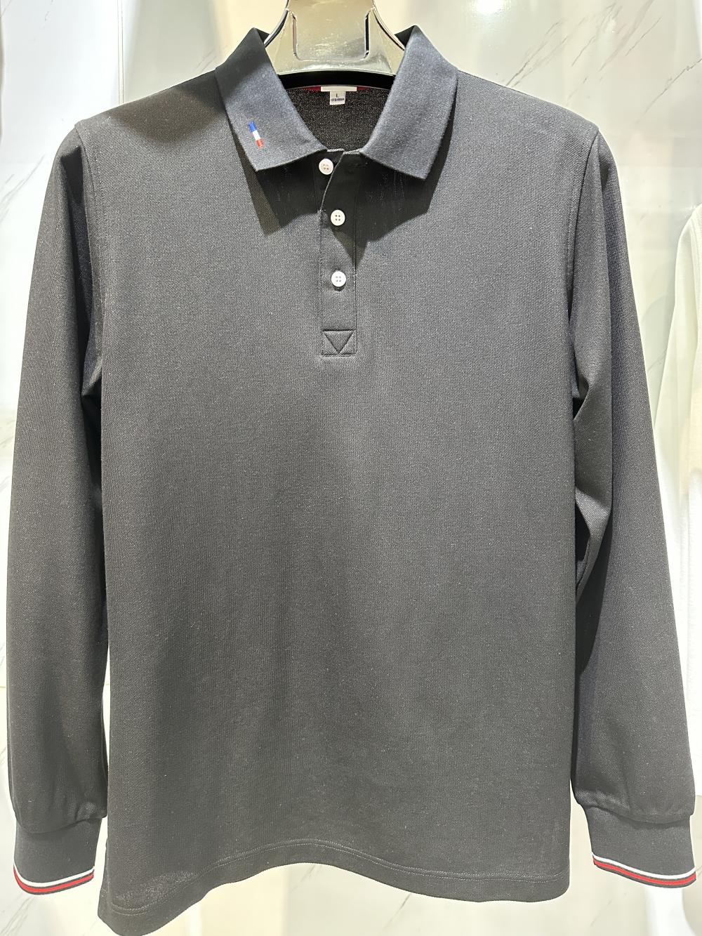 261 海岛棉珠花(220克32S) Polo衫 细节展示 启虎