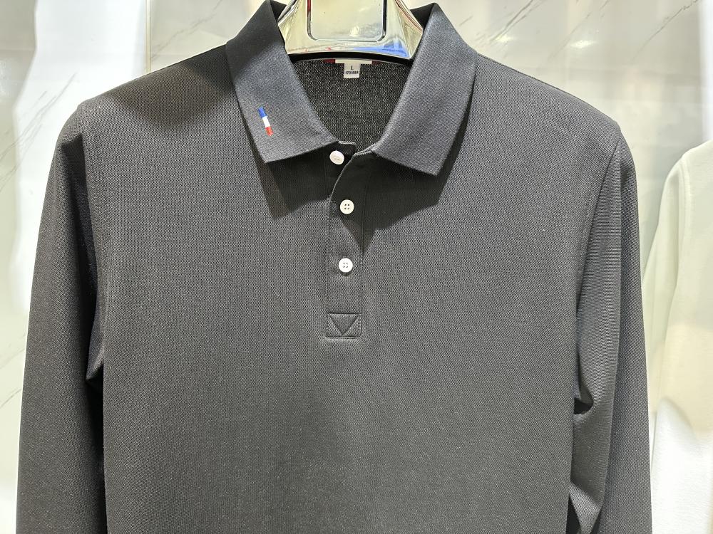 261 海岛棉珠花(220克32S) Polo衫 细节展示 启虎