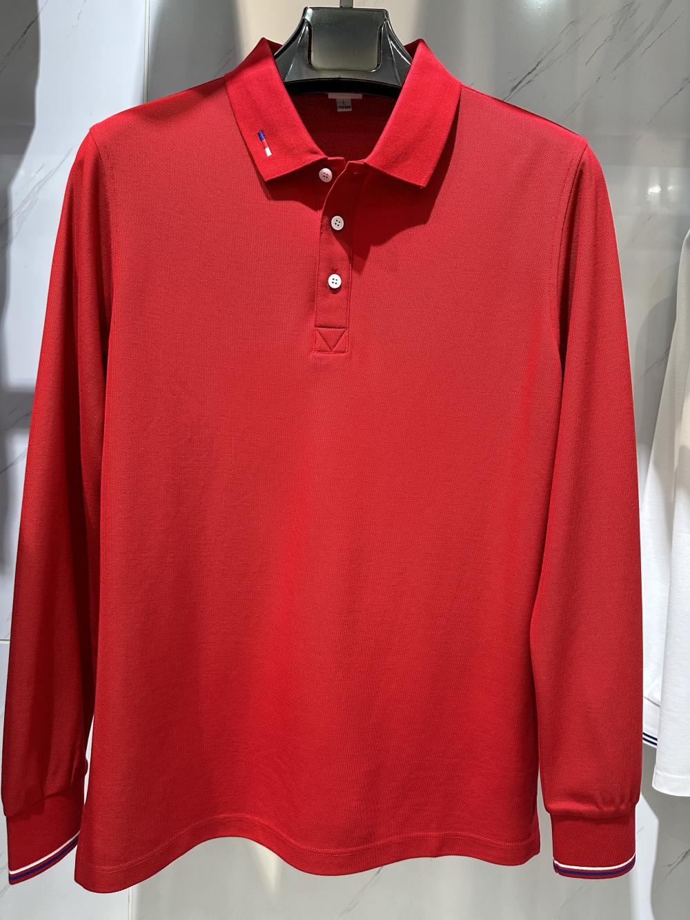 261 海岛棉珠花(220克32S) Polo衫 细节展示 启虎