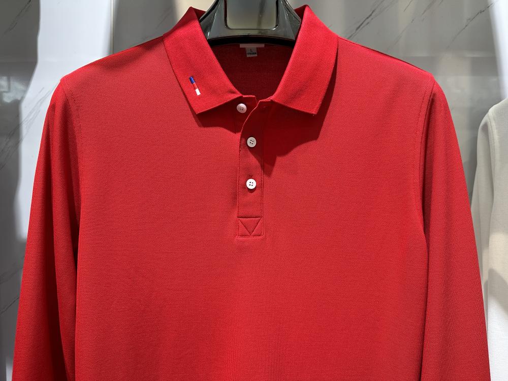 261 海岛棉珠花(220克32S) Polo衫 细节展示 启虎