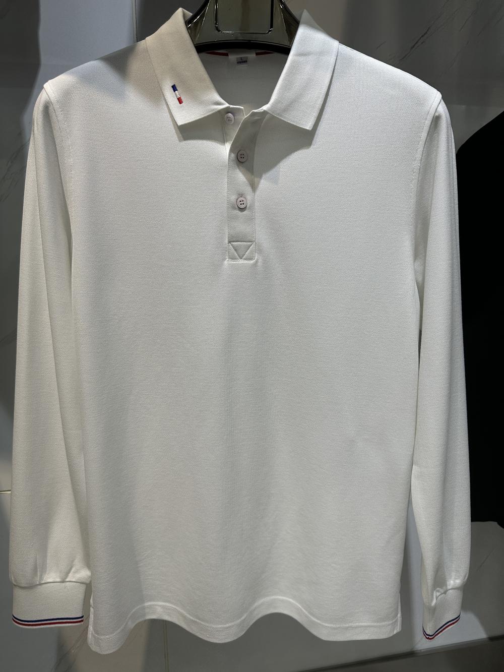 261 海岛棉珠花(220克32S) Polo衫 细节展示 启虎