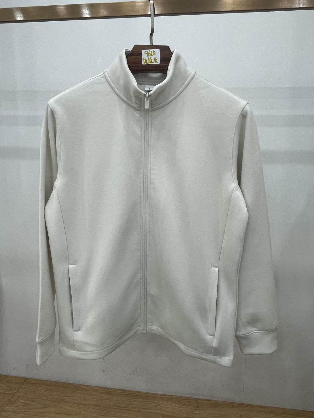 9625#400G五明治液态棉直角切边设计立领外套 卫衣 细节展示 启虎