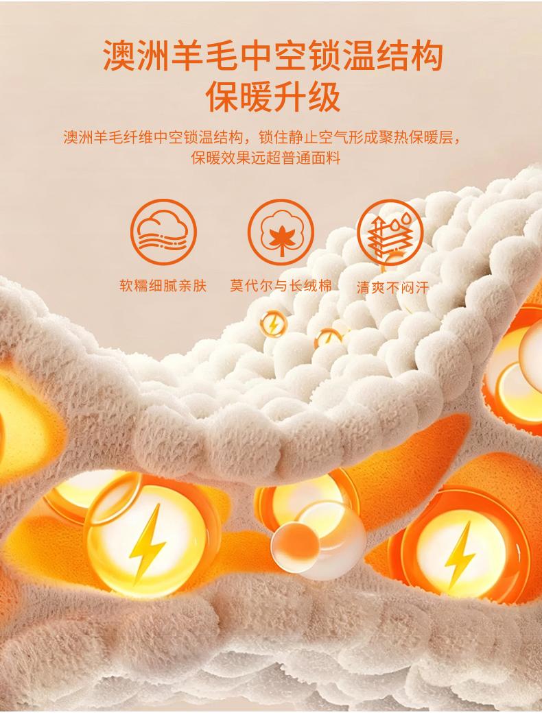 8889#暖糯羊绒 亲肤蓄热羊毛长袖 270G Polo衫 细节展示 启虎