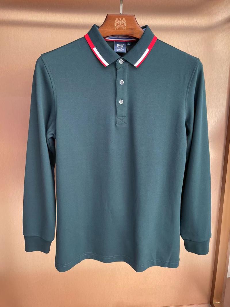 9058长袖POLO 长袖 Polo 衫定制 细节展示 第1张