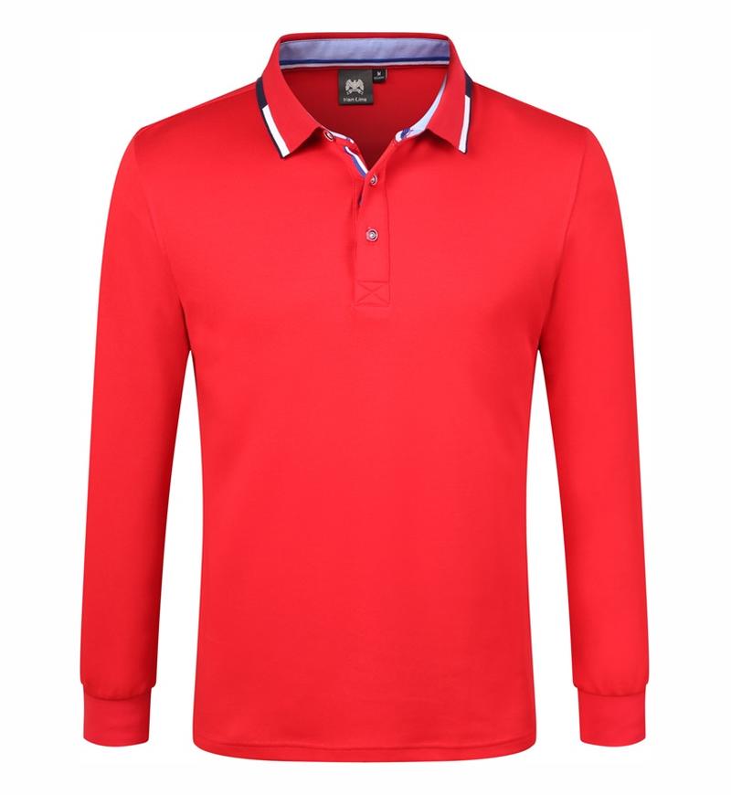 9058长袖POLO 长袖 Polo 衫定制 启虎