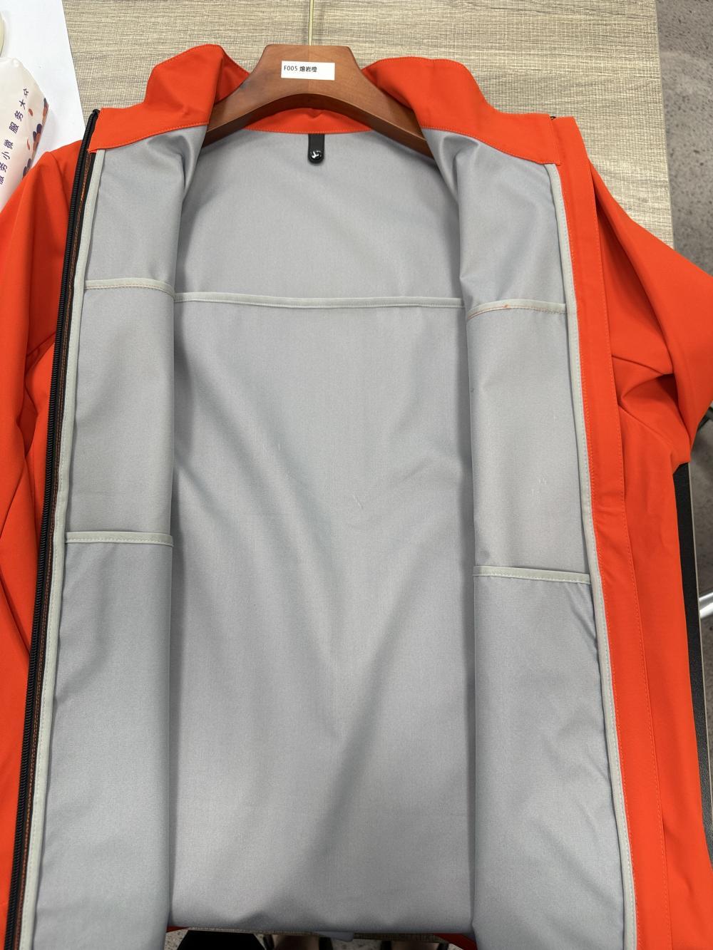 KF-005户外轻量化单层立领冲锋衣 冲锋衣 细节展示 启虎