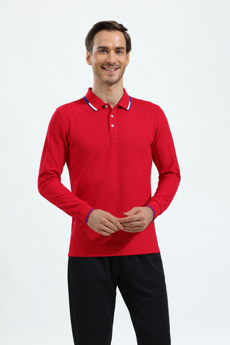 2021#长袖 POLO 衫 Polo衫 细节展示 启虎