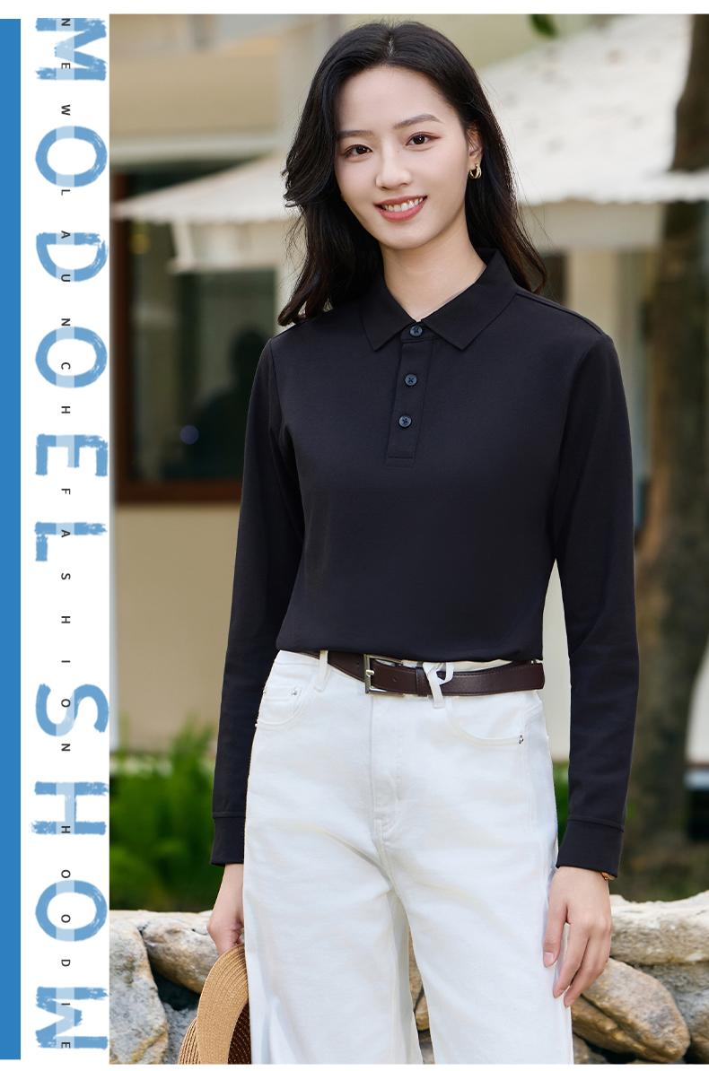 M666#长袖 POLO 衫 Polo衫 细节展示 启虎